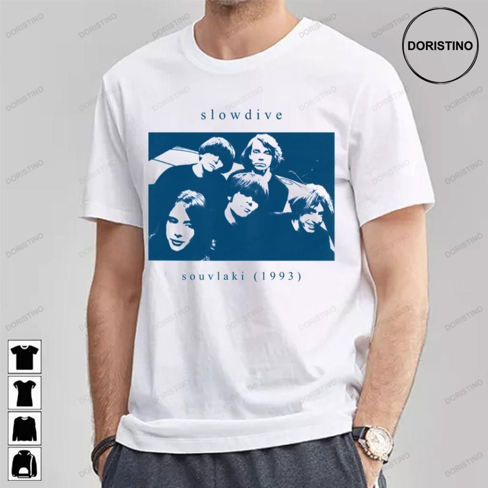 Slowdive Souvlaki 1993 Limited Edition T-shirts